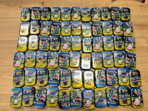 Pokemon mini tins leer - mini,