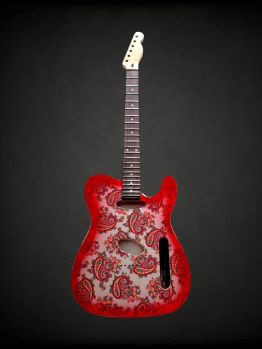 Telecaster korpus rot paisley - telecaster,