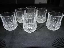 Cristal d Arques Longchamp 6 Stamper / Schnapsgläser
