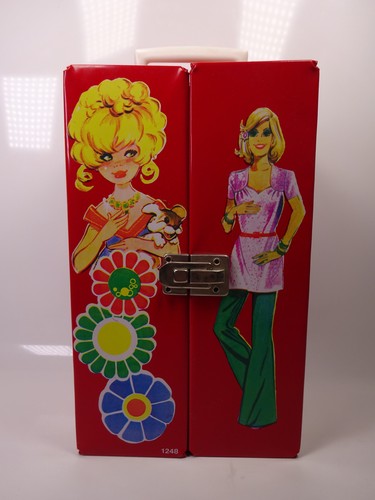 Vintage puppenkoffer für 6 - puppenkoffer, 1:6