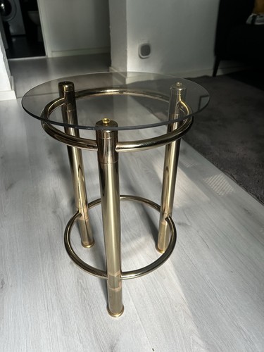 Vintage beistelltisch messing - beistelltisch,