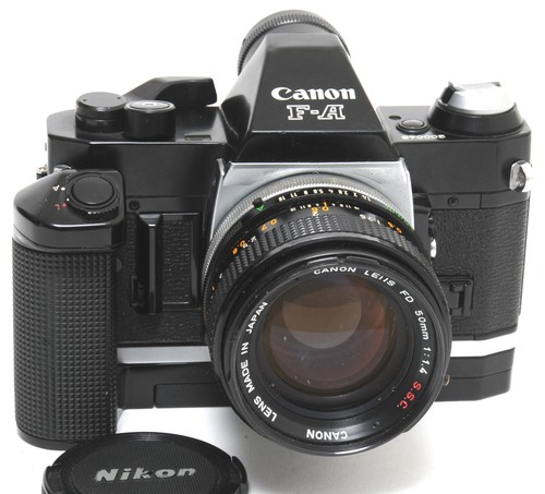 Canon with motor and - with,