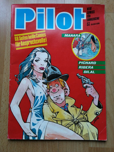 Pilot comic seite - pilot, heiße