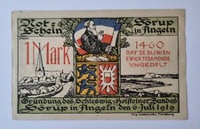 Old banknote, emergency money