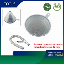 Kraftstofftrichter Einfülltrichter Metall Diesel Benzin Trichter Sieb Öltrichter