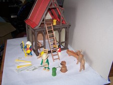 Playmobil Fachwerkhaus, Stall, Scheune,  3443, + Kühe