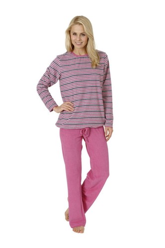 Damen pyjama mit - pyjama, rundhlas