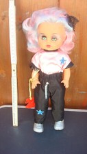 alte DDR ARI   Puppe  Sonneberg? Punkerin ? 80 er Jahre 39 cm