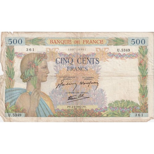 Frankreich 500 francs la - frankreich,,