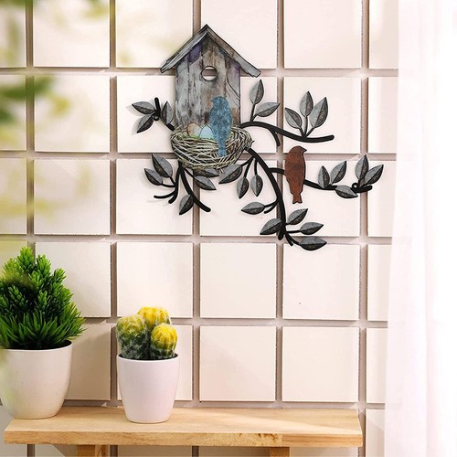 Vogel wandbild metall baum mit - vogel,
