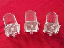 3 x alte Glasschütten /