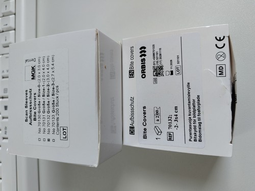 Aufbissschutz scan sleeves - aufbissschutz,