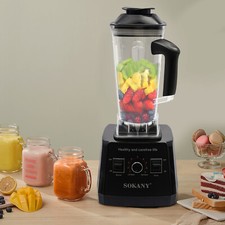 5000W Standmixer Blender 9 Gänge Hochleistungsmixer Smoothiemaker Kaffeemühle
