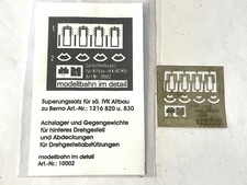 modellbahn kreativ 10002 Superungssatz für sächs. IVK Bemo 1016 8xx