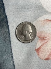 1967 George Washington Quarter Dollar No Mint Mark Münze Fehler