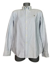 Polo Ralph Lauren Oxfordhemd blau weiß gestreift Größe L