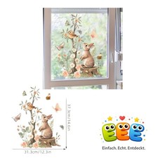 Fensterbild Frühling Hase