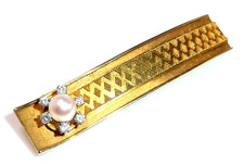 Brosche 585 Gold 0.18 ct