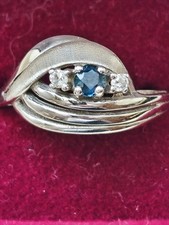 Ring 585 Mit Saphir Und