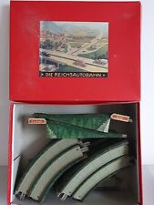 Tippco Reichsautobahn Esso Brücke 2 Spurig Schienen Made US Zone Blechspielzeug 