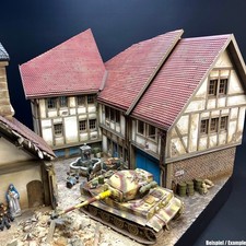 Bauernhaus WW2 in 1:35 - Laser