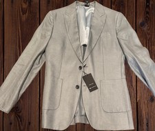 C&A Premium Sakko 100% Leinen In Grün, Größe 50