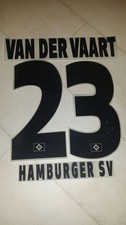 HSV Hamburger SV van der Vaart Flock Beflockung für Trikot Spielertrikot z0293