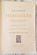 1887 Andrees Allgemeiner Handatlas zweite Auflage