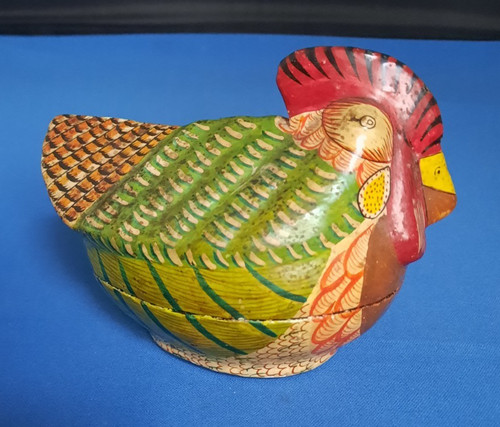 Volkskunst pappmaché huhn - volkskunst,