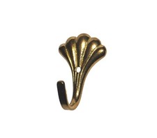 Zierhaken "Muschelform" massiv