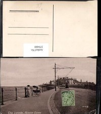 379480,England Seaton Carew The Parade Promenade Kinderwagen Straßenbahn