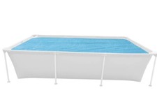 Pool Solarplane Selbstschwimmend Crivit 300x207cm Schnelle Wassererwärmung