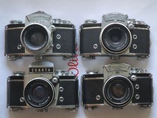 5x Exakta Varex - 4x sehr gut - 3x Carl Zeiss Jena (DDR) Biotar