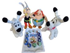 Asterix Obelix Idefix Kuscheltier Bundle Konvolut Murmeln Real Murmelix-Fieber