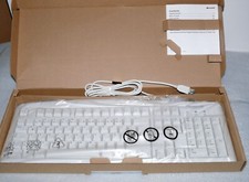 Microsoft 1406 PC Tastatur Kabelgebundene USB Desktop Computer 6JH-00028 Weiß