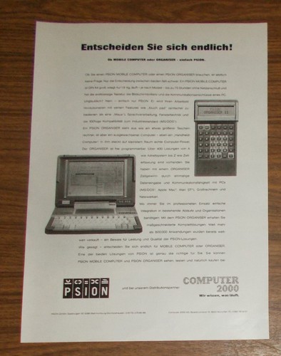 Seltene werbung psion - seltene,