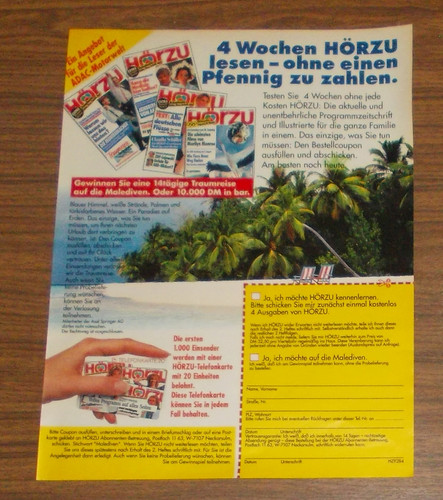 Seltene werbung hörzu - werbung, 4