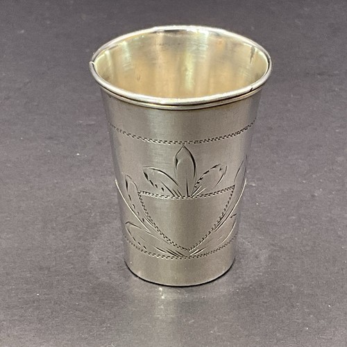 Becher silber 875 russland - becher,