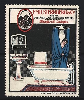 Reklamemarke frankfurt emil - reklamemarke,