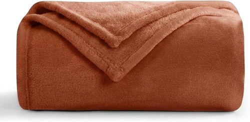 Kuscheldecke flauschig orange - kuscheldecke,
