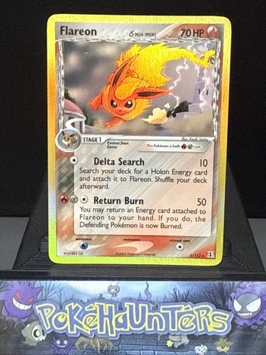 Pokemon karte flareon 113 ex - flareon, 5/113