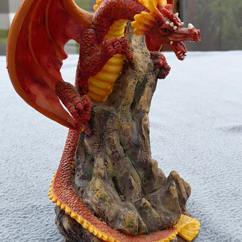 Fantasy drachenfigur statue - fantasy,