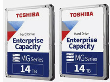 28TB 2x Toshiba MG Ser. 14TB 3.5" SATA DATA CENTRE HDD 7200rpm MG07ACA14TE