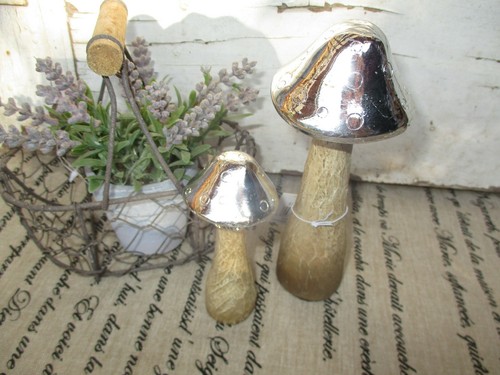 Pilze braun silber weihnachten - pilze,