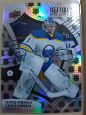 Ukko-Pekka Luukkonen NHL Shield Rookie Buffalo Sabres Upper Deck Allure 2021-22