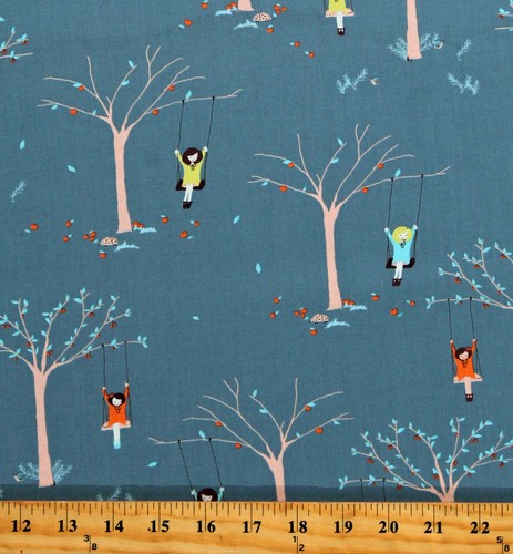 Cotton kids swinging playing - cotton,
