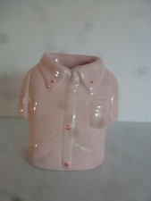 Stiftehalter Kinder Hemd Bluse rosa 10 cm hoch Schreibtischgarnitur Stiftebox