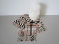 * * BURBERRY & I GIANBURRASCA * * Schönstes Unisex Kinder Set Schal & Mütze TOP!