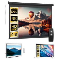 HOMCOM 4:3 Beamer Leinwand