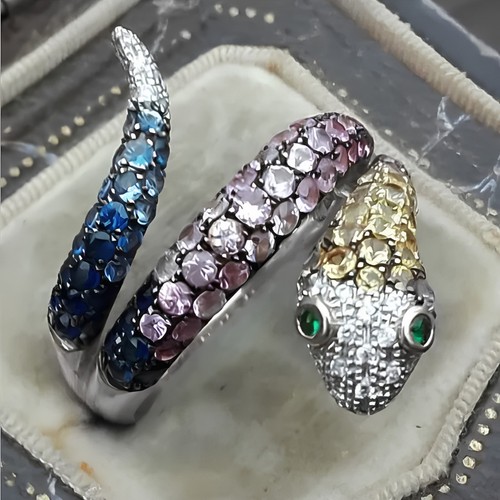 Damen schlangenring silber - damen,